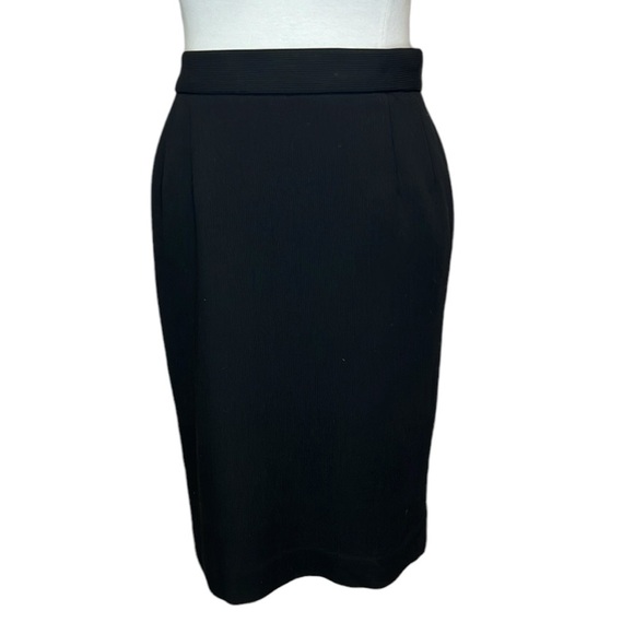Emanuel Ungaro Textured Skirt Black - Picture 1 of 5